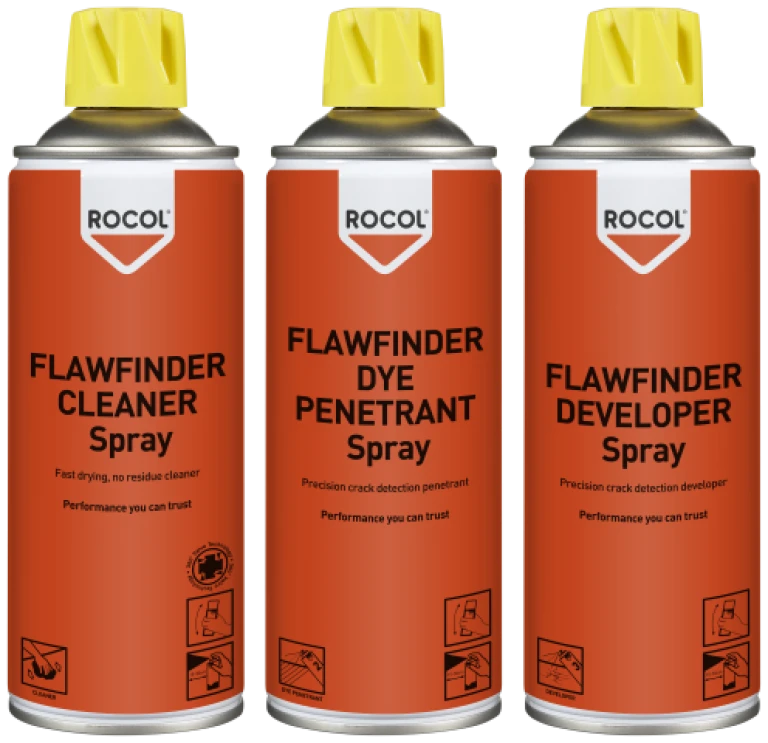 Flawfinder spray Rocol 123 1 sæt SB Værktøj