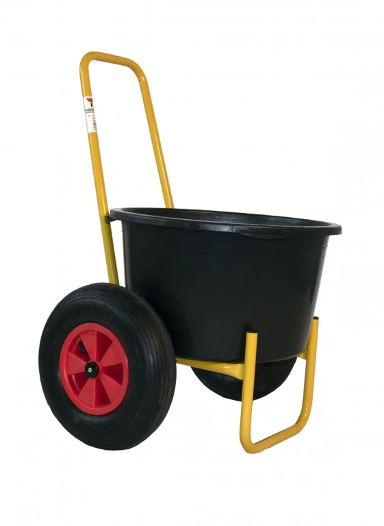 Metselkuip / Mortelkuip zwart 65 liter. diam. 45/59 cm H. 34 cm